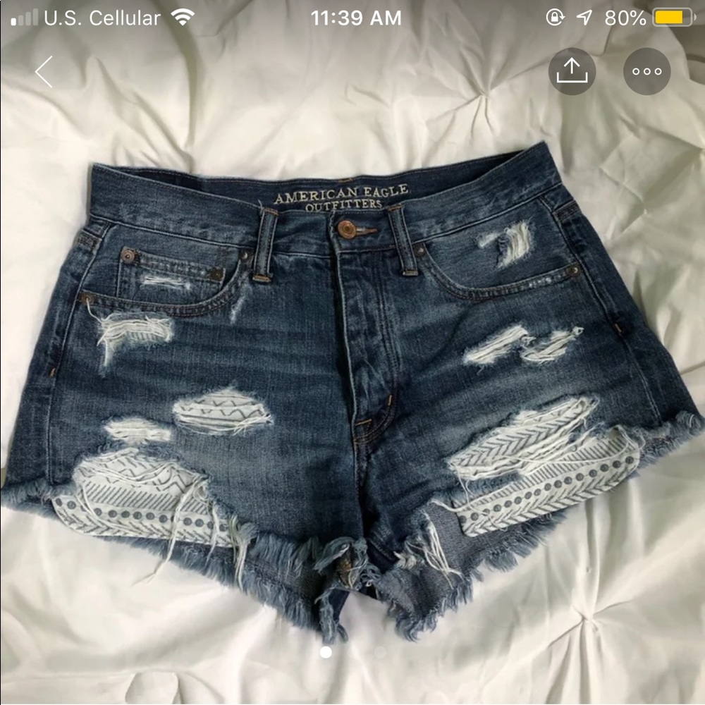 American Eagle hi-rise festival Shortie